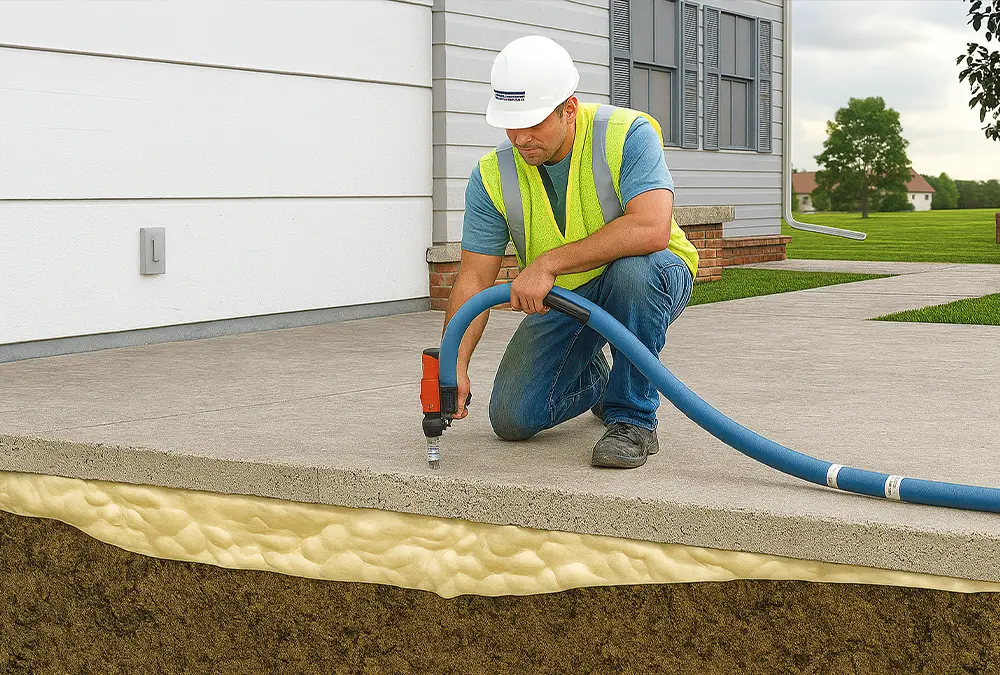 Concrete Leveling Repair, Concrete Installation and Replacement Services, Concrete Build Services, Polyjacking Foam-Leveling Services, concrete foam leveling, concrete leveling foam, polyjacking, polyjacking concrete, Concrete Installation, concrete installation services, concrete installation service, Kaplan concrete, Polyjacking in Eagan, Concrete Replacement Services, Concrete Replacement Services in Eagan